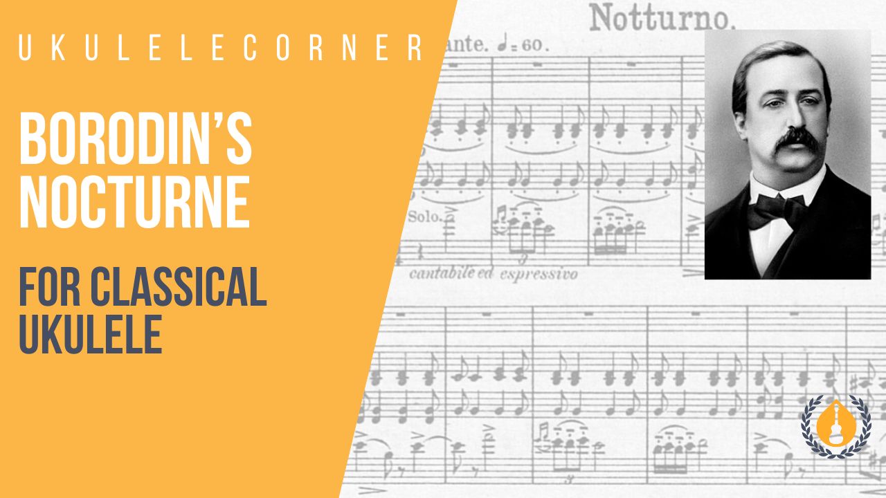 Image of Borodin with Nocturne score